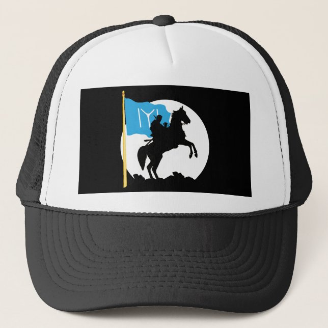 Ertugrul Bey Kayi IYI Flag Ottoman Empire Istanbul Trucker Hat (Front)