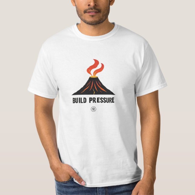 Erupt With Power Volcano Motivation Shirt (Front)