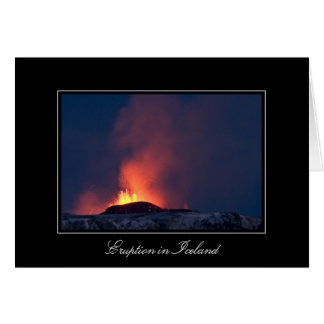 Eruption in Iceland #1 Cards