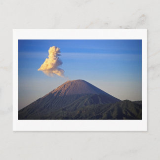 Eruption of Mt. Bromo Volcano, Indonesia Postcard