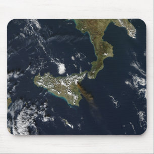 Eruption of Mt Etna in Sicily Mouse Pad