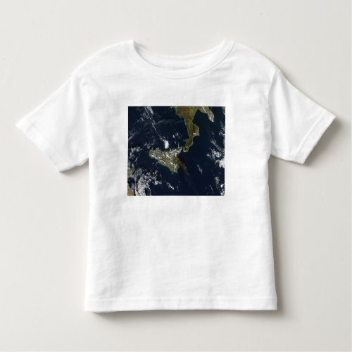 Eruption of Mt Etna in Sicily Toddler T_shirt