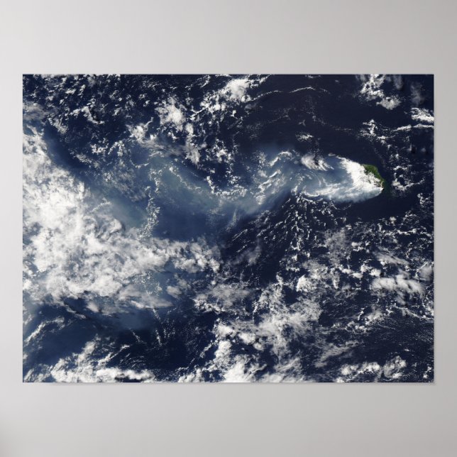 Eruption of Piton de la Fournaise, Reunion Isla Poster (Front)