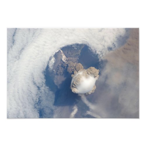 Eruption of Sarychev volcano 2 Photo Print