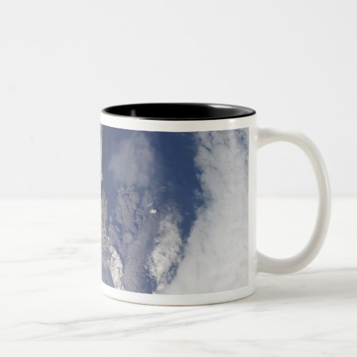 Eruption of Sarychev volcano Two_Tone Coffee Mug