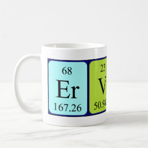 Ervin periodic table name mug