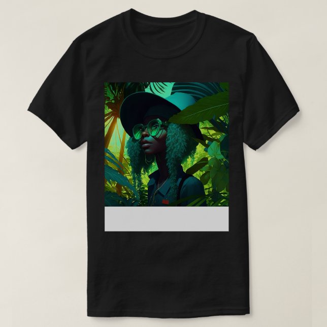 Erykah Badu Original Fan Art T-Shirt (Design Front)