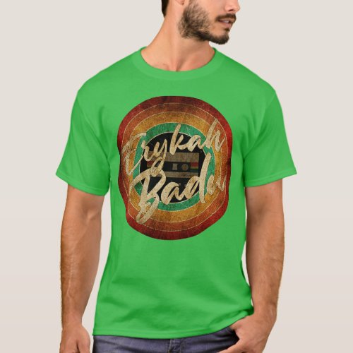 Erykah Badu Vintage Circle Art T_Shirt