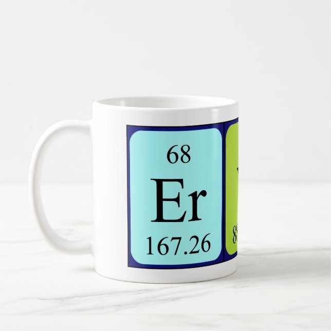 Eryn periodic table name mug (Left)