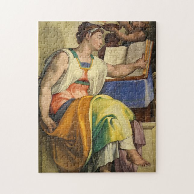 Erythraean Sibyl by Michelangelo Jigsaw Puzzle (Vertical)