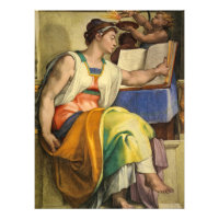 Erythraean Sibyl by Michelangelo