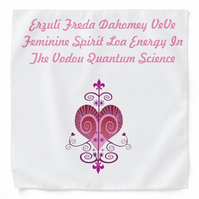 ERZULI FREDA DAHOMEY VEVE BANDANA (Front)