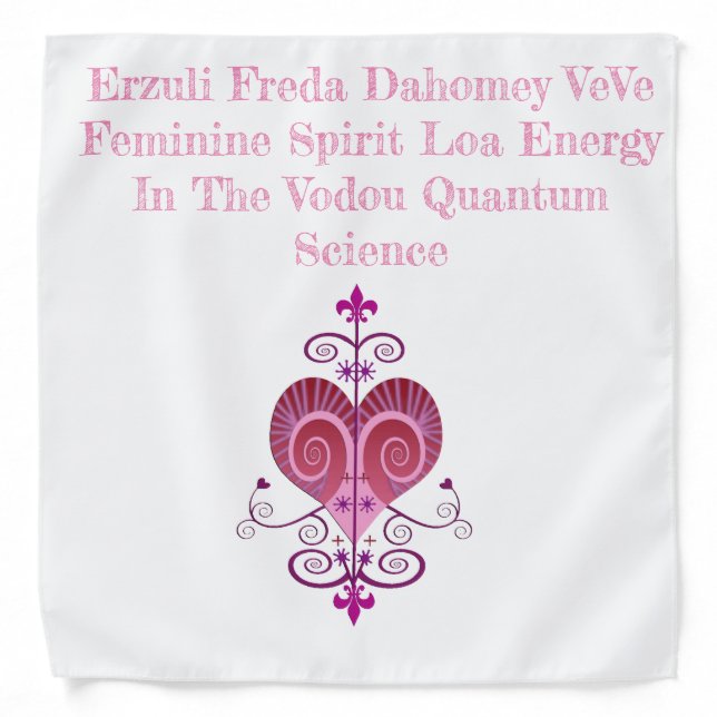 ERZULI FREDA DAHOMEY VEVE BANDANA (Front)