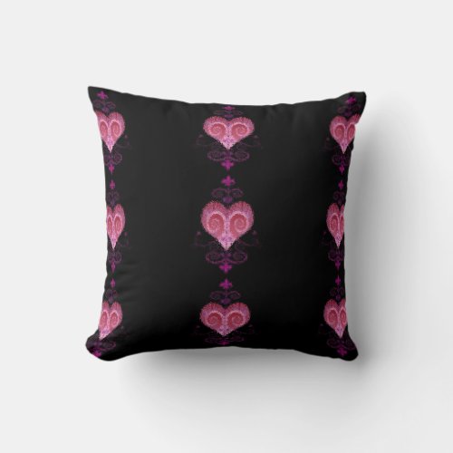 ERZULI FREDA DAHOMEY VEVE LOA VODOU GENEN PATHEON THROW PILLOW