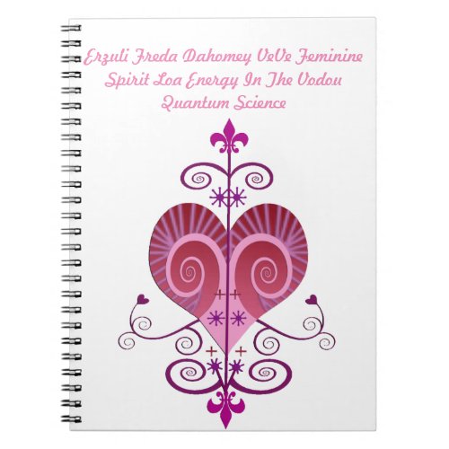 ERZULI FREDA DAHOMEY VEVE NOTEBOOK