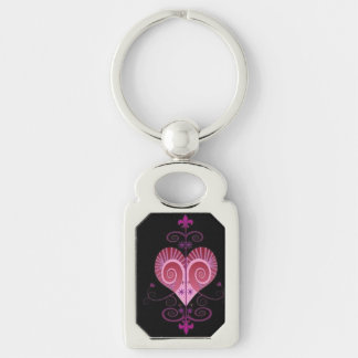 ERZULI FREDA DAHOMEY VEVE SECRET VODOU GEOMETRY KEYCHAIN