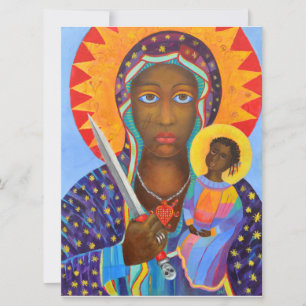 Erzulie Dantor Black Madonna Voodoo Lwa Card