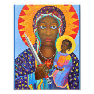 Erzulie Dantor Black Madonna Voodoo Lwa Photo Print