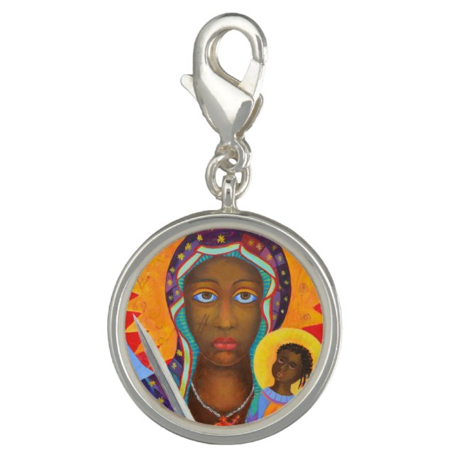 Erzulie Dantor Black Madonna Voodoo New Orleans Charm (Front)