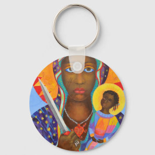 Erzulie Dantor Black Madonna Voodoo New Orleans Keychain
