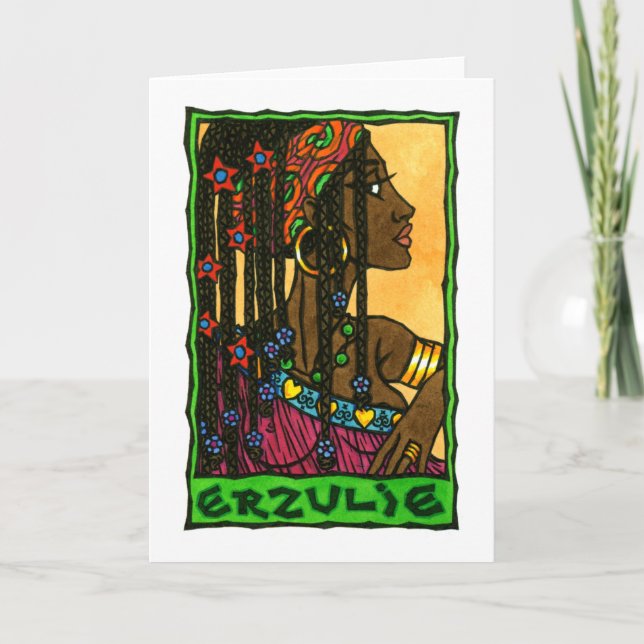 Erzulie Greeting Card (Front)
