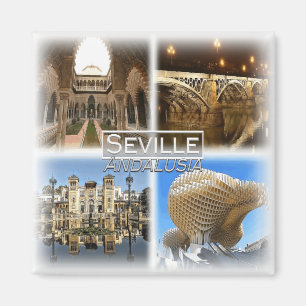 ES0125 Europe, Spain, Andalusia, Seville, Fridge Magnet