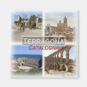 ES0129 Europe, Spain, Catalogna, Terragona, Fridge Magnet