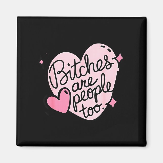 Es Are People Too Funny Humor Quote  Magnet (Front)