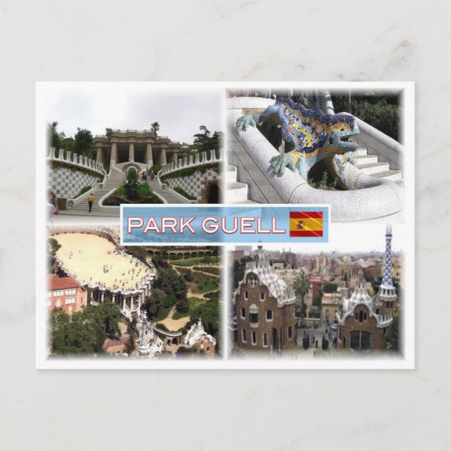 ES Barcelona - Park Guell Postcard (Front)