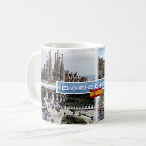 ES Barcelona _ Sagrada Familia _ Casa Batllo Coffee Mug