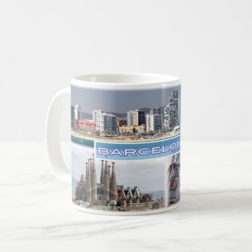 ES Barcelona _ Skyline _ Skyline _ Sagrada Familia Coffee Mug