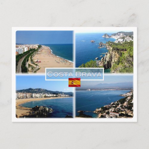 ES Costa Brava _ Calella Beach _Tossa de Mar _ Postcard