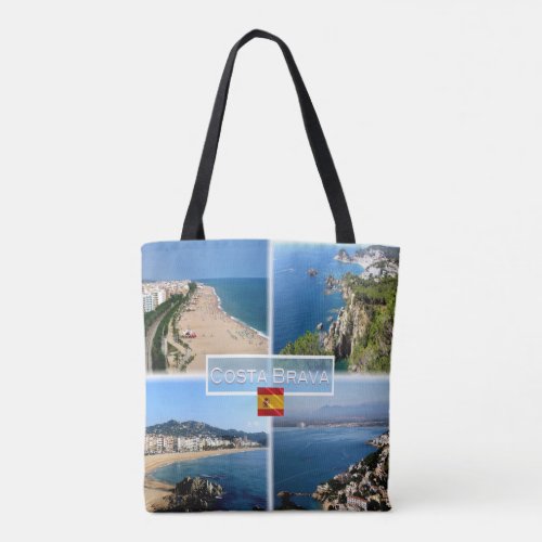 ES Costa Brava _ Calella Beach _Tossa de Mar _ Tote Bag
