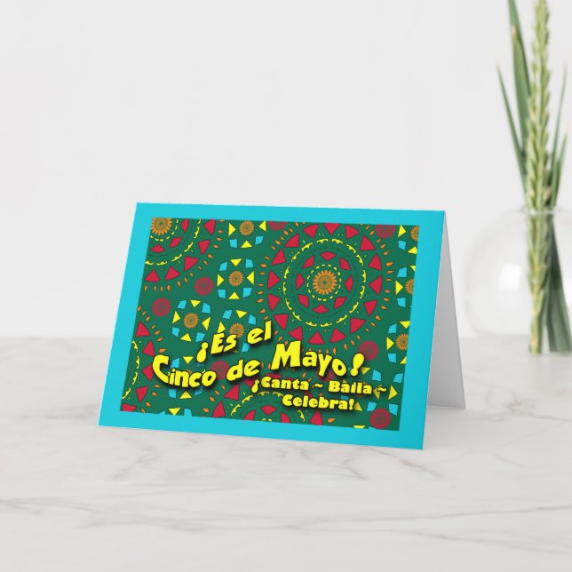 Es el Cinco de Mayo! Canta, Baila, Celebra Card (Front)