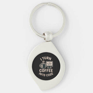Es gracioso que convierta el café en código keychain