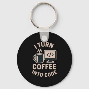Es gracioso que convierta el café en código keychain
