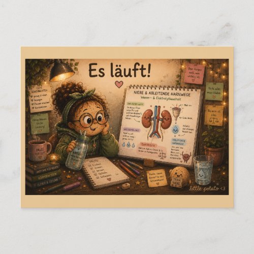 Es läuft! postcard