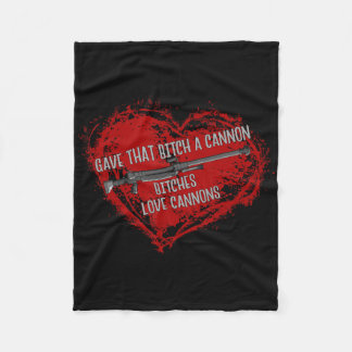 Es Love Cannons Funny Adult Meme Gamer Anime  Fleece Blanket