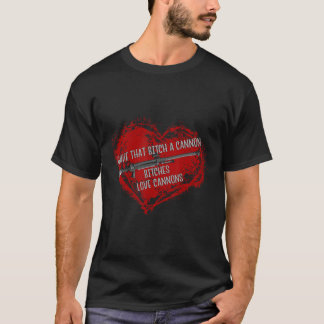 Es Love Cannons Funny Adult Meme Gamer Anime  T-Shirt
