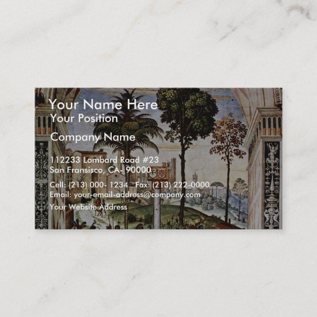 Es Presents Piccolomimi Frederick Iii. The Bride Business Card (Front)