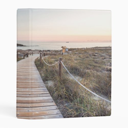 Es Pujols Beach at Dawn Mini Binder