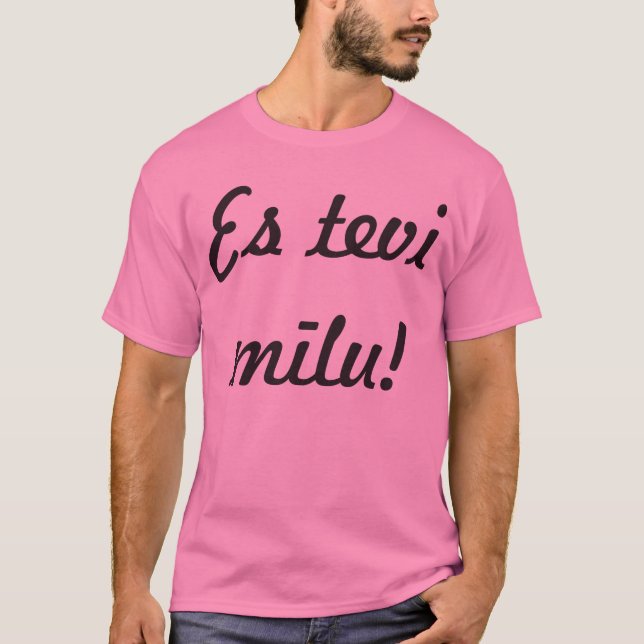es tevi milu kreklis T-Shirt (Front)