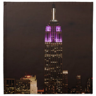 ESB in Purple & White 01 Cloth Napkin