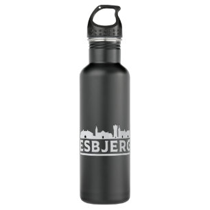 Esbjerg Denmark City Skyline Cityscape Funny Gift Stainless Steel Water Bottle
