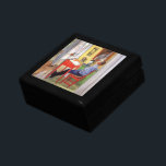 Esbjorn Doing His Homework by Carl Larsson Gift Box<br><div class="desc">Esbjorn Doing His Homework (1912) by Carl Larsson is a vintage Victorian Era Swedish fine art family portrait painting. A young boy graduate student is doing his homework by an open window in his home. The child is studying for school so he can learn and pass his exams and final...</div>