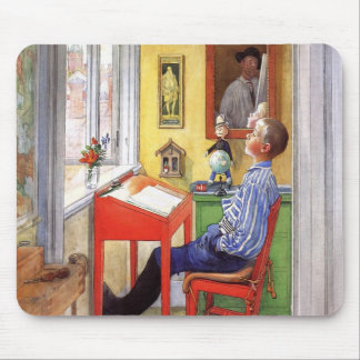 Esbjorn Doing His Homework by Carl Larsson Mouse Pad