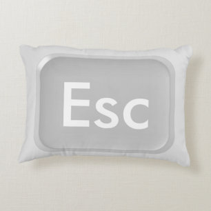 Esc Key Accent Pillow