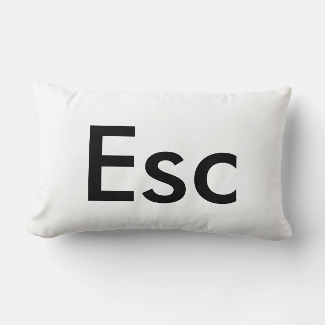 Esc pillow (Front)