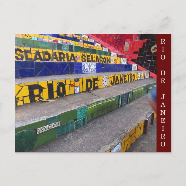 escadaria selarón rio postcard (Front)