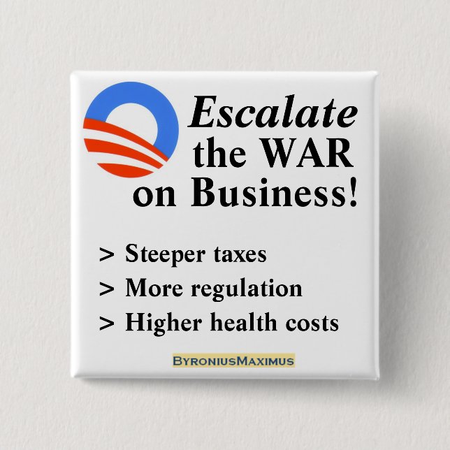 Escalate the War... Pinback Button (Front)